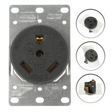 BESTONZON RV outlet flush mount 30 Amp