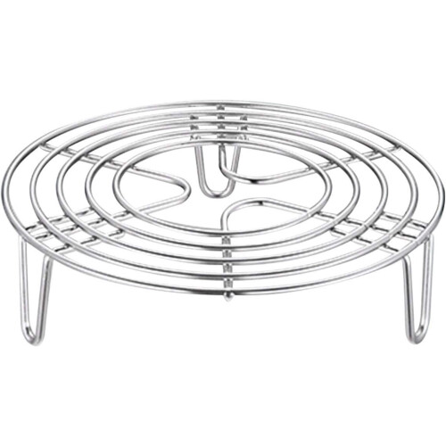 Triani Round Steamer and Cooling Rack 7.68 in Stainless
