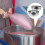 Cotton Candy Maker Basin Stainless Steel Silver 2Pcs 1