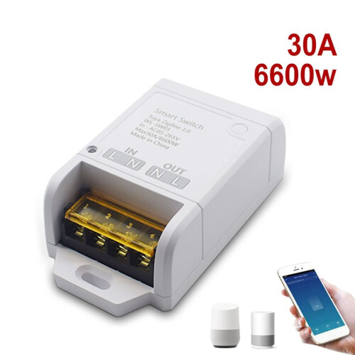 Zigbee 3.0 Tuya  Home Automation  Relay 30A 6600W Wireless Module Controller Timer  Light Receiver 2