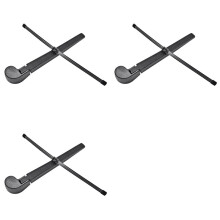3X Heck Scheiben Wischer Arm Blatt Satz für Cayenne 2011-2017 95862804000