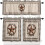 Rustic Texas Western Kitchen Curtains Set Black Buffalo 1
