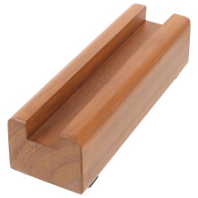 Wood Rectangular Mirror Base Indoor 11.8x3.1x2.6 in 1 pc