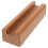 Wood Rectangular Mirror Base Indoor 11.8 x 3.1 x 2.6 in 1