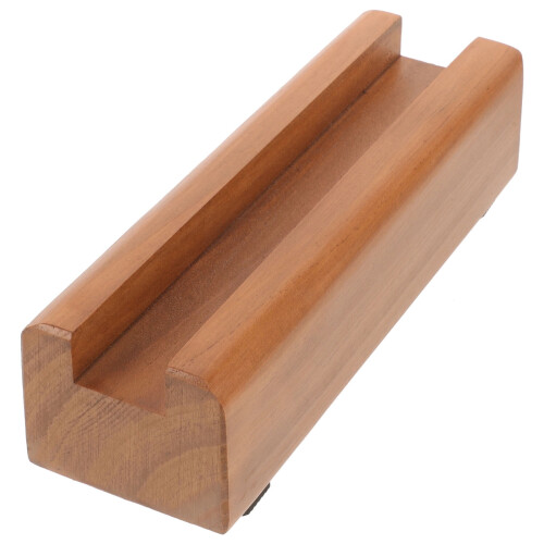 Wood Rectangular Mirror Base Indoor 11.8 x 3.1 x 2.6 in
