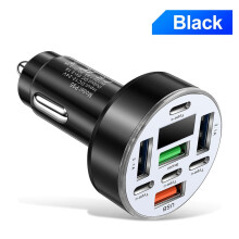 Car Fast Charger 40W Multi-Functional with 8 Outputs and