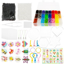 Fuse Beads Kit for Kids 5+ 2 Pieces Colorful Melting Beads
