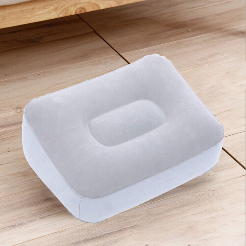 Leg Elevation Pillow Gray Navy Inflatable PVC