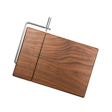 Wood Serving Board with Cheese Cutter for Fruits Butter and