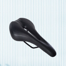 Bike Seat Cushion Black Silicone Shock Absorbing 6.3 Inches