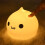 Kawaii Dumpling Night Light Silicone Portable 1