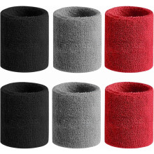 Cotton Terry Sweatbands for Men and Women 12 Pack
