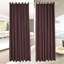 Privacy Curtains Polyester Brown 1 Set