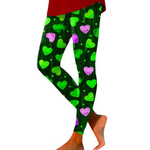 Women's Thermal Leggings with Pockets XL Green