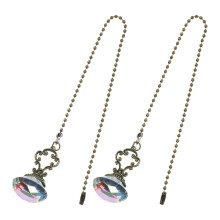 Pull Chain Extension White Crystal Vintage Pendant Chain 2