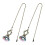 Pull Chain Extension White Crystal Vintage Pendant Chain 2 1