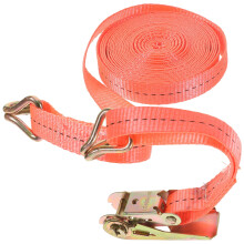 Orange Ratchet Strap Heavy Duty Polyester 4-Pack
