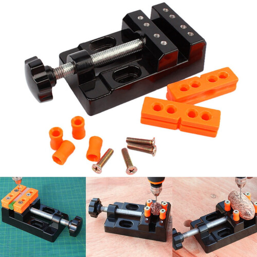 Mini Table Vise Aluminum Alloy Flat Clamp 1 Pack