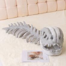 Dinosaur Skeleton Plush Toy Colorful Cartoon Design 1 Piece
