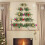 Christmas Tree Decorations Wall-Mounted Green Artificial 1