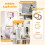 White Adjustable Embroidery Hoop Stand for Handwork, 3 in 1 Hoop/Tablet/Phone Holder Desktop Stand, Needlework Frame 3