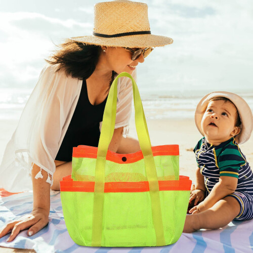 Mesh Swimming Bag with Multiple Pockets 1 Pack