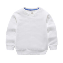 Infant Crewneck Sweatshirt Solid Casual Top White Size 150