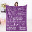 Purple Throw Blanket 50x60in Get Well Soon Gift 1