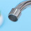 Copper Kitchen Faucet Dual Handle Silver Finish 3
