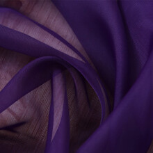 Purple Sheer Curtains Cotton 6-Pack 98 Inch
