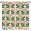 Retro 70s Floral Curtains Pink Green Pattern Rod Pocket 1