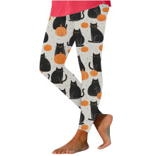 Women's Halloween Batwing Print Leggings Plus Size