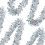 Christmas Tinsel Ribbon Silver 70.8 Inch 6 Pack 7