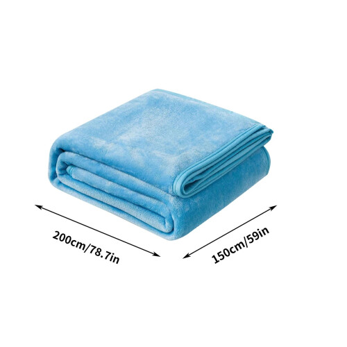 Flannel Blanket Warm Coral 150x200cm 2