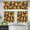 Sunflower Pumpkin Kitchen Curtains Valance and Tier Set 3 6
