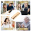 Golden Aluminum Eyeglasses Case Compact Durable 6
