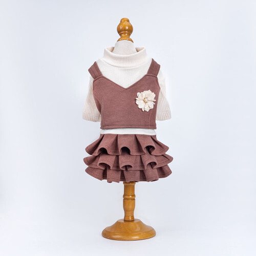 Robe pull à carreaux pour petits chiens, printemps-été 1