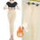 Women's Fleece-Lined Thermal Tights Beige 2