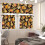 Sunflower Pumpkin Kitchen Curtains Valance and Tier Set 3 3