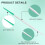 Triani Dental Picks Double-Head Plastic 150Pcs Green 3