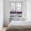 Ombre Kitchen Curtain Valance and Tiers Set Purple Grey 6