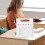 Pegboard Display Stand Storage Organizer White Wood Plastic 3