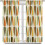 Mid-Century Modern Curtains Atomic Starburst Pattern 2