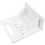 Pegboard Display Stand Storage Organizer White Wood Plastic 7