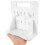 Pegboard Display Stand Storage Organizer White Wood Plastic 8