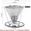 Stainless Steel Pour Over Coffee Dripper 1-2 Cup 3