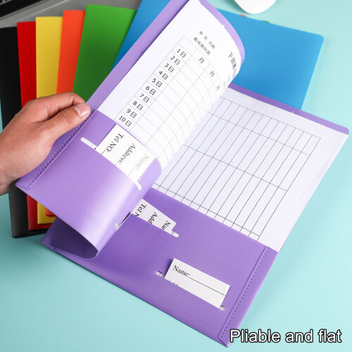 Plastic Folders with Pockets 7-Pack Letter Size Rainbow 1