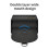 Caixa de armazenamento com carregamento sem fio para iPhone e Samsung, 15W 6