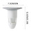 Rubber Shower Floor Drain with Backflow Preventer 3
