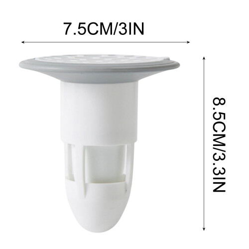 Rubber Shower Floor Drain with Backflow Preventer 2